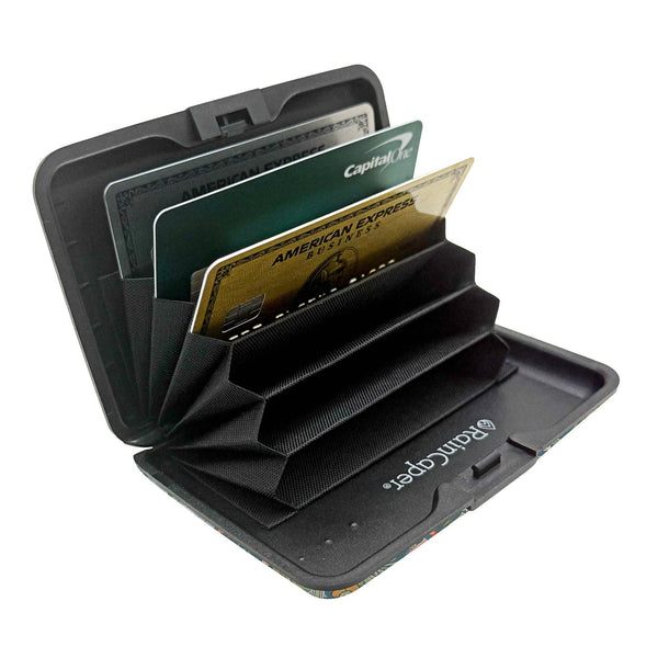 RainCaper - William Morris Golden Lily RFID Hard Travel Wallet
