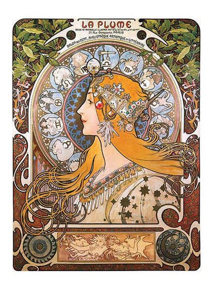 Laughing Elephant - Alphonse Mucha - Everyday Boxed Cards