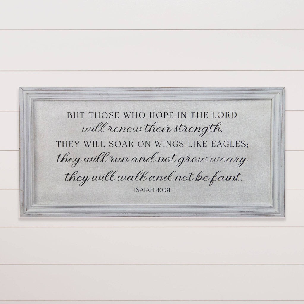 Audrey's Home & Gift - Sign - Isaiah 40:31 (PC)