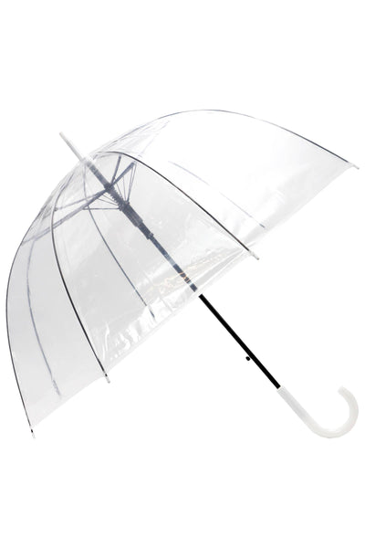 Cap Zone - Clear Pvc Bubble Dome Auto Open Fold Umbrella