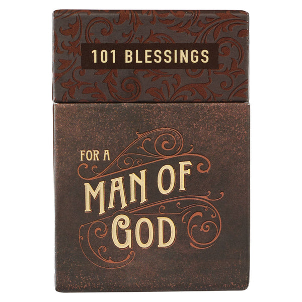 Christian Art Gifts - Box of Blessings for a Man of God