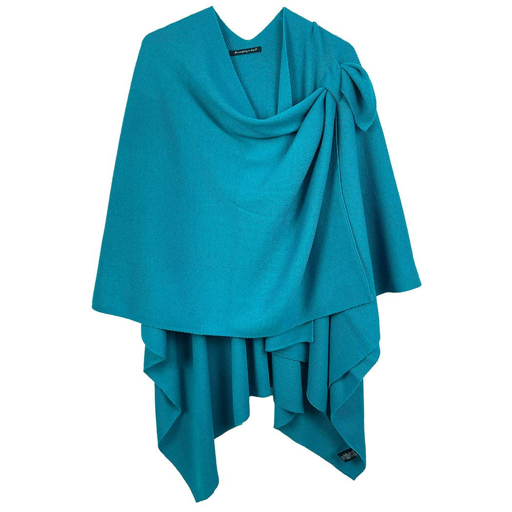 Fashion City - Solid Ruana with Shoulder Strap