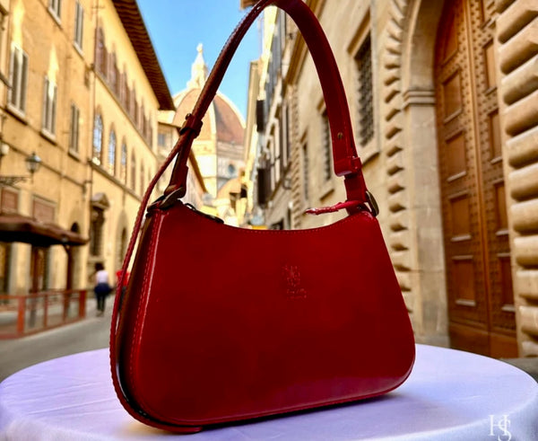 Italian Leather (medium) Shoulder Bag. Pre-tariff pricing.
