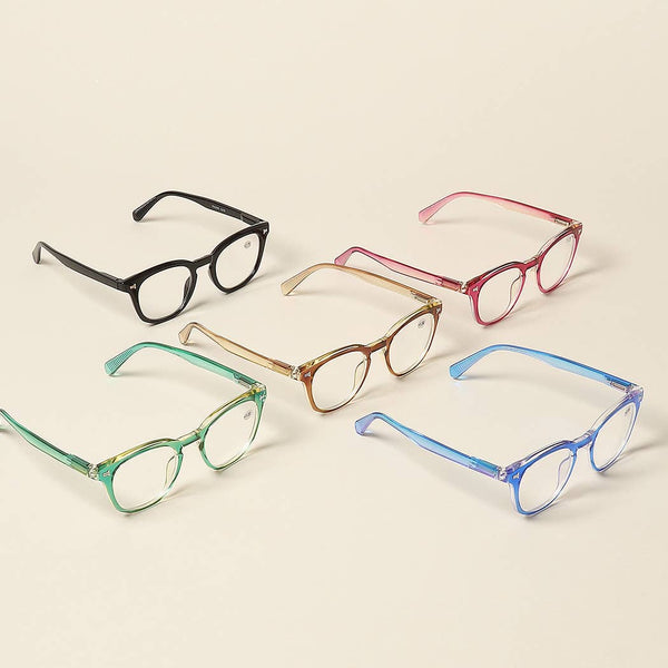 Fashion City - Women's Multi Color Frame Reading Glasses