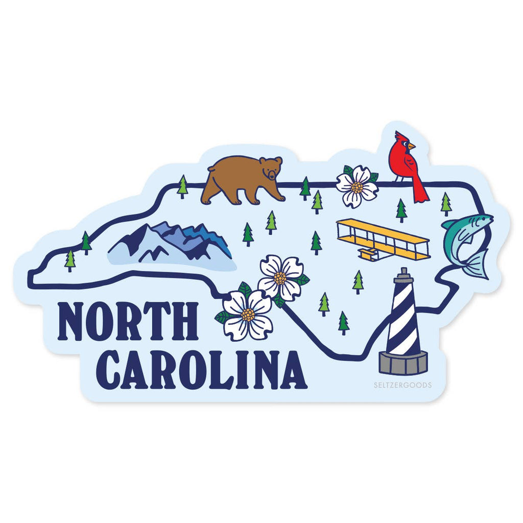 Seltzer Goods - NC State Sticker
