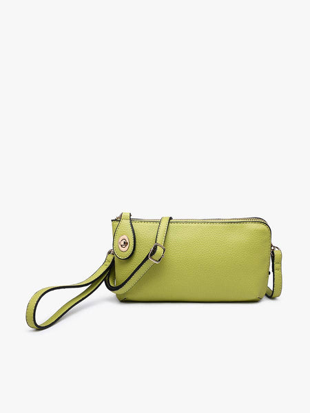 Jen & Co. - M1818 Kendall Crossbody/Wristlet w/ Twist Lock Closure