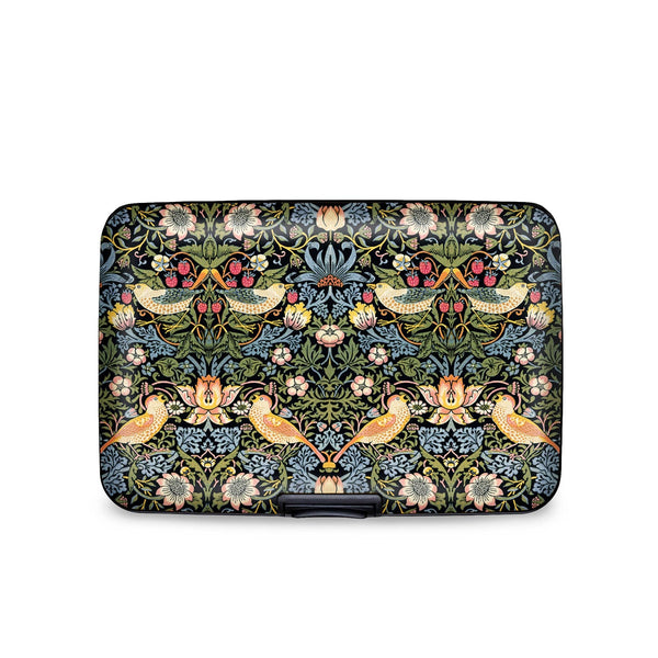 RainCaper - William Morris Strawberry Thief RFID Hard Travel Wallet