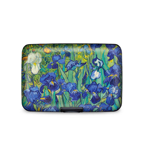 RainCaper - Van Gogh Irises RFID Hard Travel Wallet