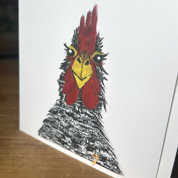 claire jordan - Chicken Baby Greeting Card | 5x7 Blank Card | Nursery 