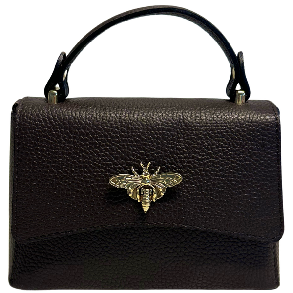 MODARNO - Women's shoulder bag in genuine leather with Ape closure