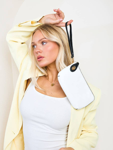 Jen & Co. - M1818 Kendall Crossbody/Wristlet w/ Twist Lock Closure