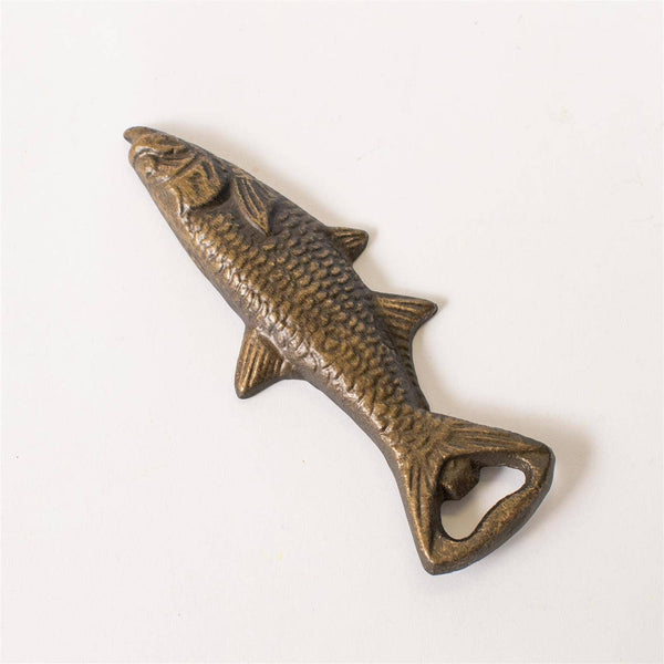 Audrey's Home & Gift - Hook & Pop Cast Iron Fish Bottle Opener (Pk/6) | Cabin Decor