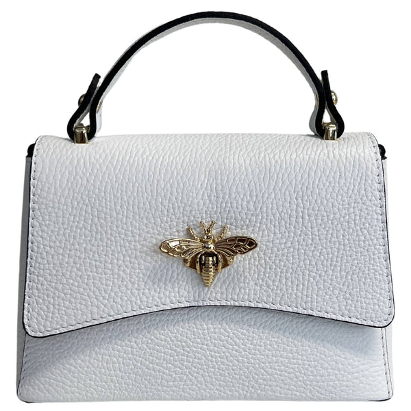 MODARNO - Women's shoulder bag in genuine leather with Ape closure