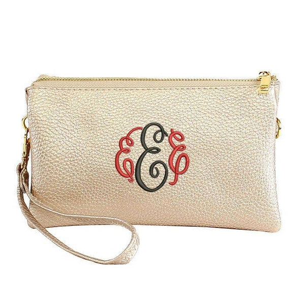 MiMi Wholesale - 7013 Monogrammable Three Compartments Crossbody Bag