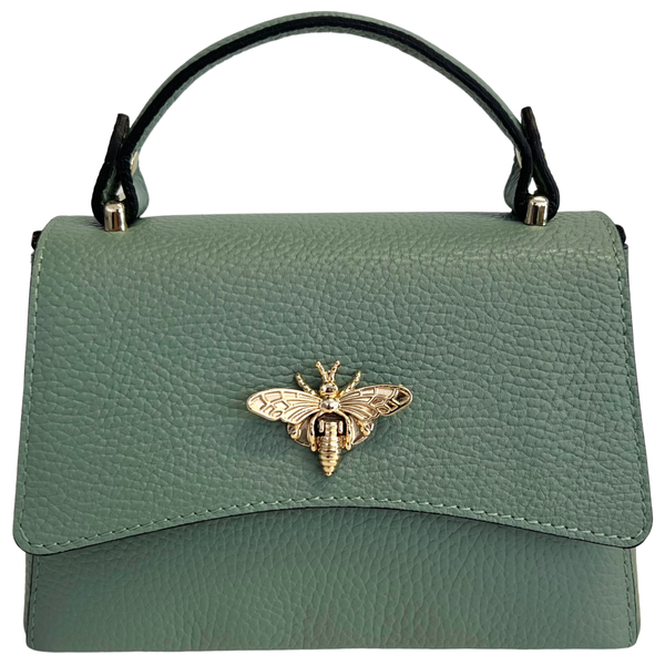 MODARNO - Women's shoulder bag in genuine leather with Ape closure