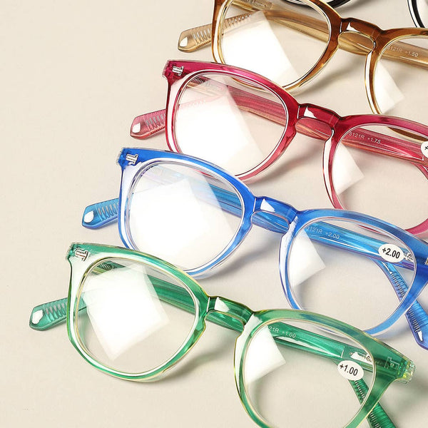 Fashion City - Women's Multi Color Frame Reading Glasses