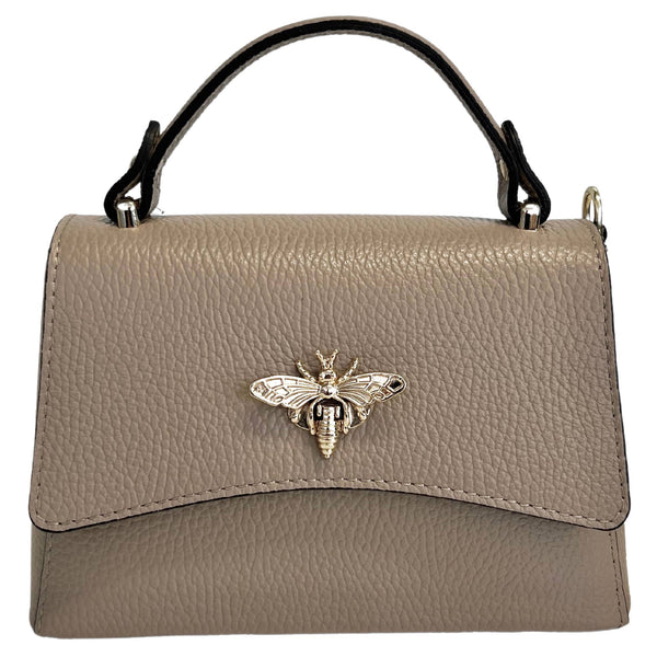 MODARNO - Women's shoulder bag in genuine leather with Ape closure