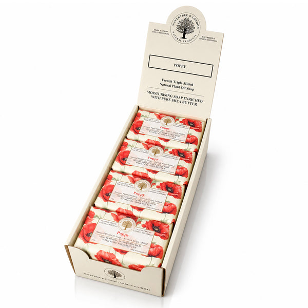 Wavertree & London - Wavertree & London Poppy Luxury Soap Bars