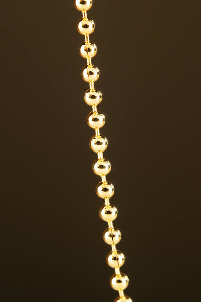Urbanista - 18K Gold Filled Ball Bead Chain Necklace