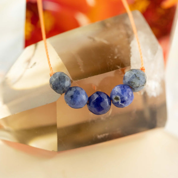SoulKu - Sodalite Big Wishes Necklace for Confidence