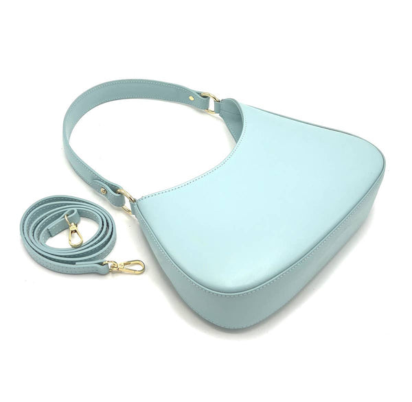 Suie Valentini srl - Genuine leather shoulder bag, made in Italy, art.112412