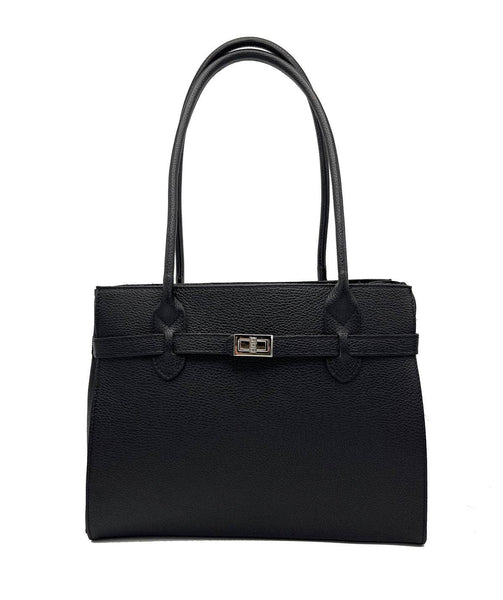 Suie Valentini srl - Genuine leather shoulder bag, for women, made in Italy, art. 112429