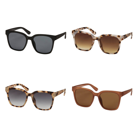 Blue Gem Sunglasses Inc - 1277 Rose Perfect Square Sunglass Assortment