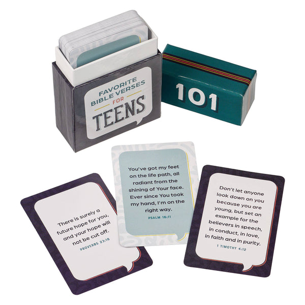 Christian Art Gifts - Box of Blessings Favorite Bible Verses for Teens