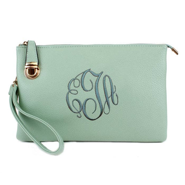 MiMi Wholesale - 0714 Designer Inspired Fashion Clutch/Crossbody Bag: Jean