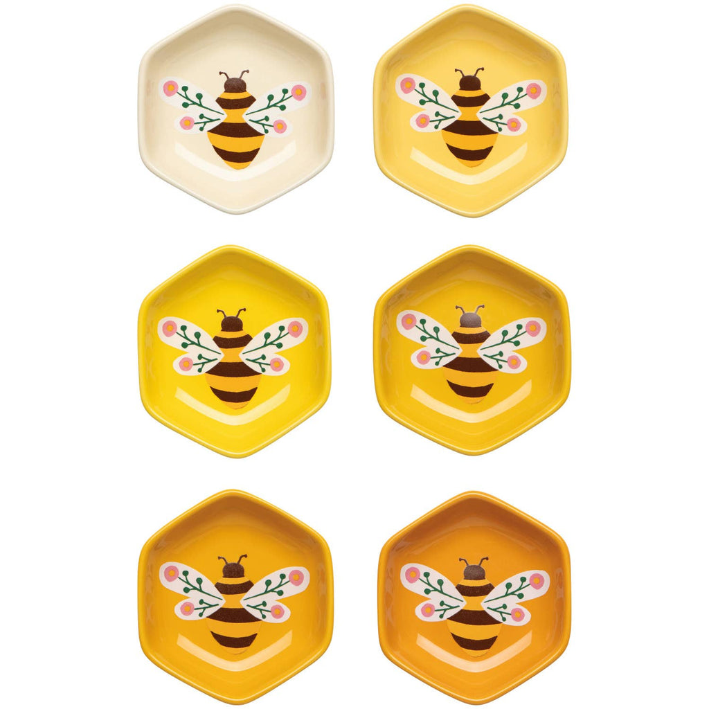 Now Designs by Danica - Bee Garden Pinch Bowls Set of 6
