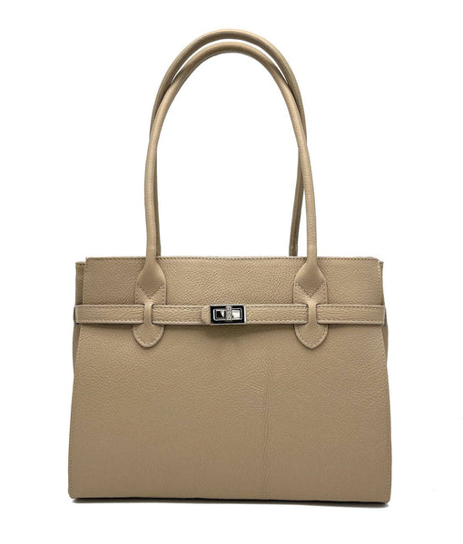 Suie Valentini srl - Genuine leather shoulder bag, for women, made in Italy, art. 112429