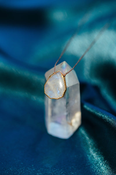 SoulKu - Moonstone Alchemy Necklace for Sisterhood