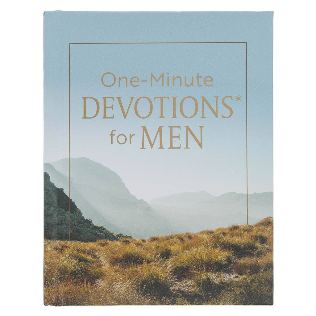 Christian Art Gifts - One-Minute Devotions for Men Hardcover