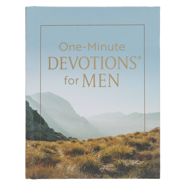 Christian Art Gifts - One-Minute Devotions for Men Hardcover
