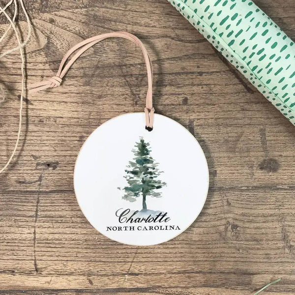 Kalia Lane - Customizable Ornament, Christmas, Classic Décor, City, State