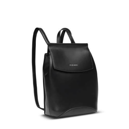 Pixie Mood - Mini Kim - Recycled Vegan Backpack - Black (Recycled): MINI / Black (Recycled)