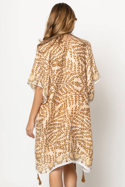 Hana - Abstract Print Summer Kimono Cover Up