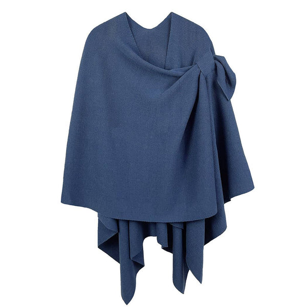 Fashion City - Solid Ruana with Shoulder Strap