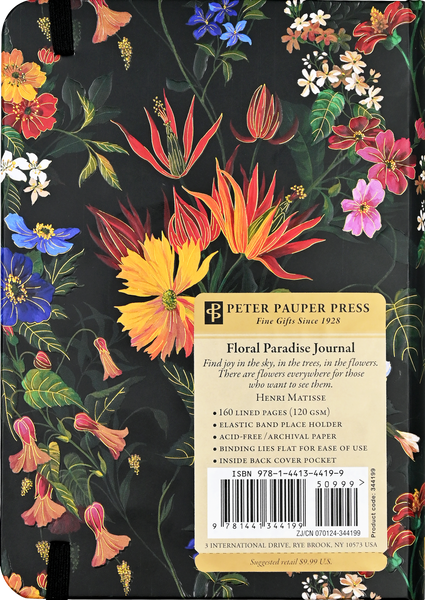 Peter Pauper Press - Floral Paradise Journal