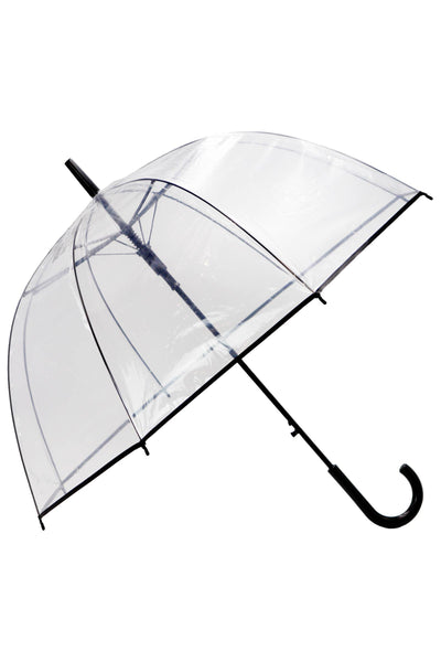 Cap Zone - Clear Pvc Bubble Dome Auto Open Fold Umbrella