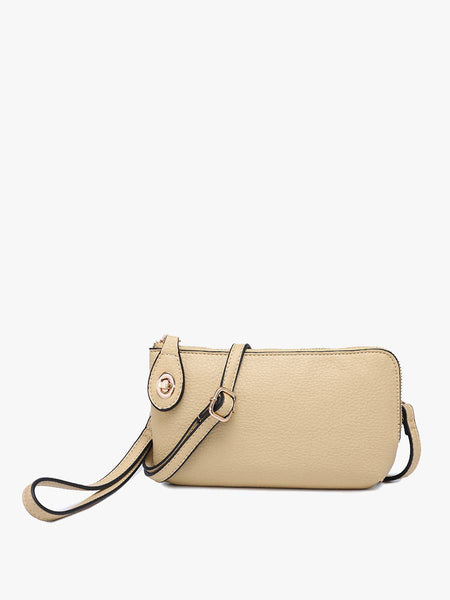 Jen & Co. - M1818 Kendall Crossbody/Wristlet w/ Twist Lock Closure
