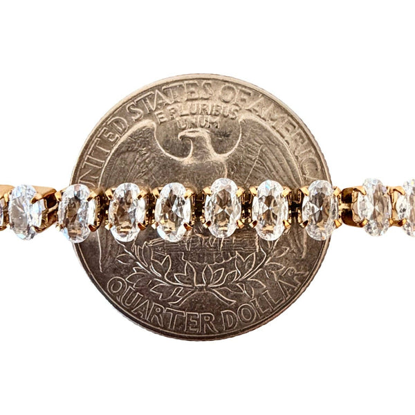 Modern Opus- 11:11 Angels - Oval Tennis Bracelet