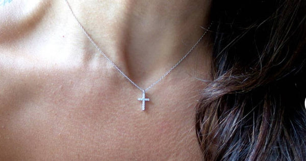 Modern Opus- 11:11 Angels - Baby Cz Cross NK20082