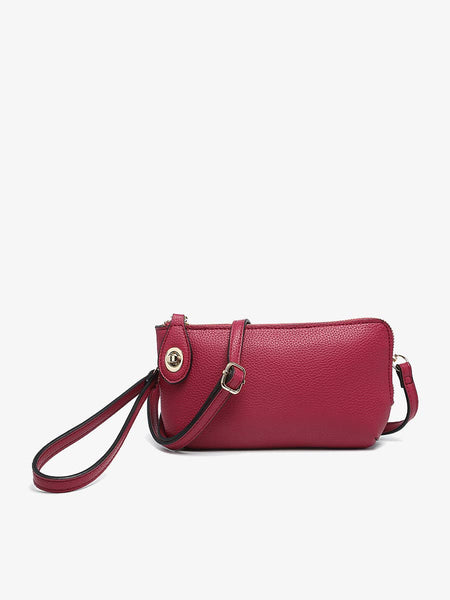Jen & Co. - M1818 Kendall Crossbody/Wristlet w/ Twist Lock Closure