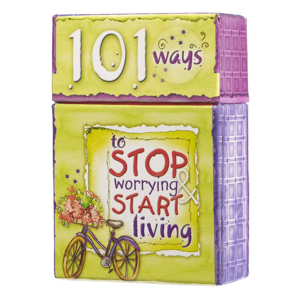 Christian Art Gifts - Box of Blessings Stop Worrying