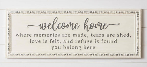 Audrey's Home & Gift - Sign - Welcome Home (PC)