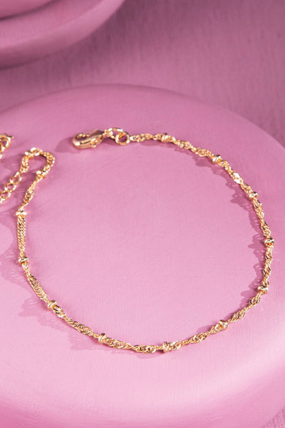 Urbanista - 18K Gold Filled Twist Chain Bracelet