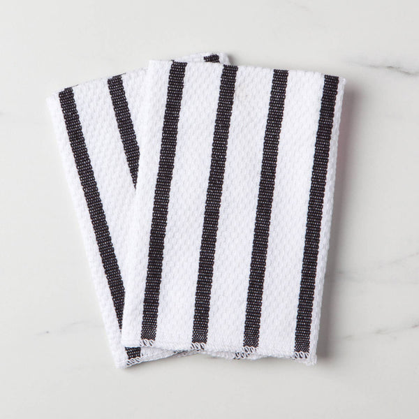 Now Designs by Danica - Basketweave Black Dishcloths Set of 2