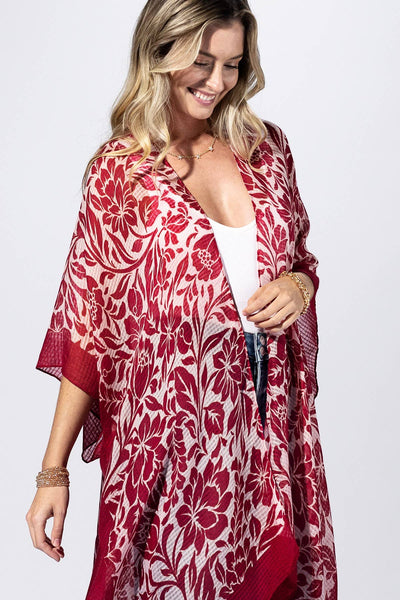 Urbanista - Punch Paisley Border Kimono