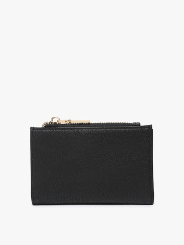 Jen & Co. - WL2185RF Zara RFID Zip-Top Wallet: Black